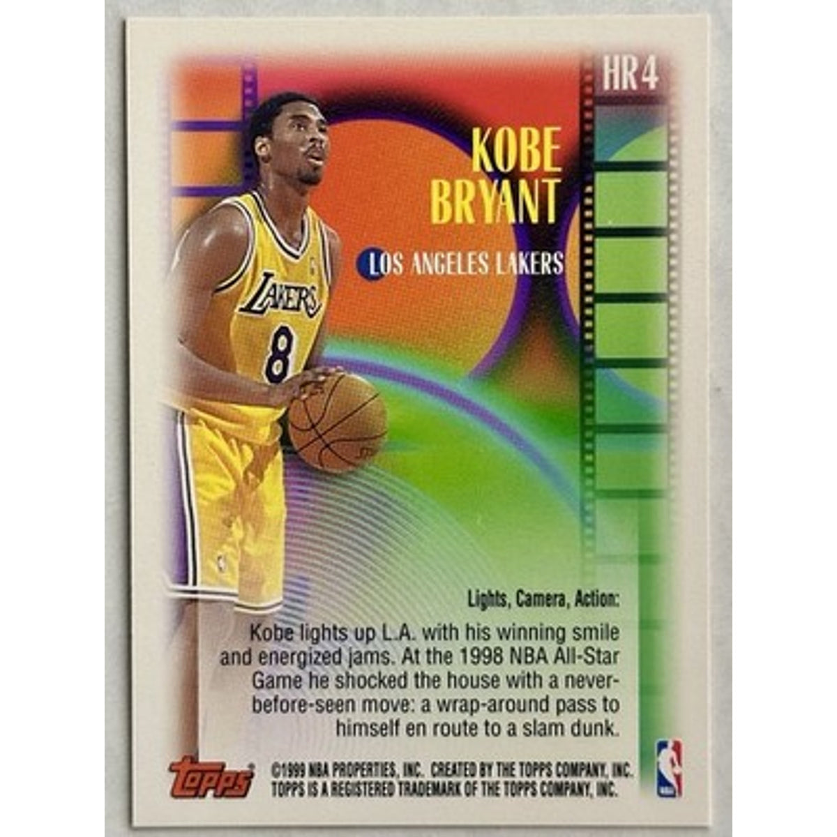 1999-00 Topps Highlight Reels Kobe Bryant #HR4