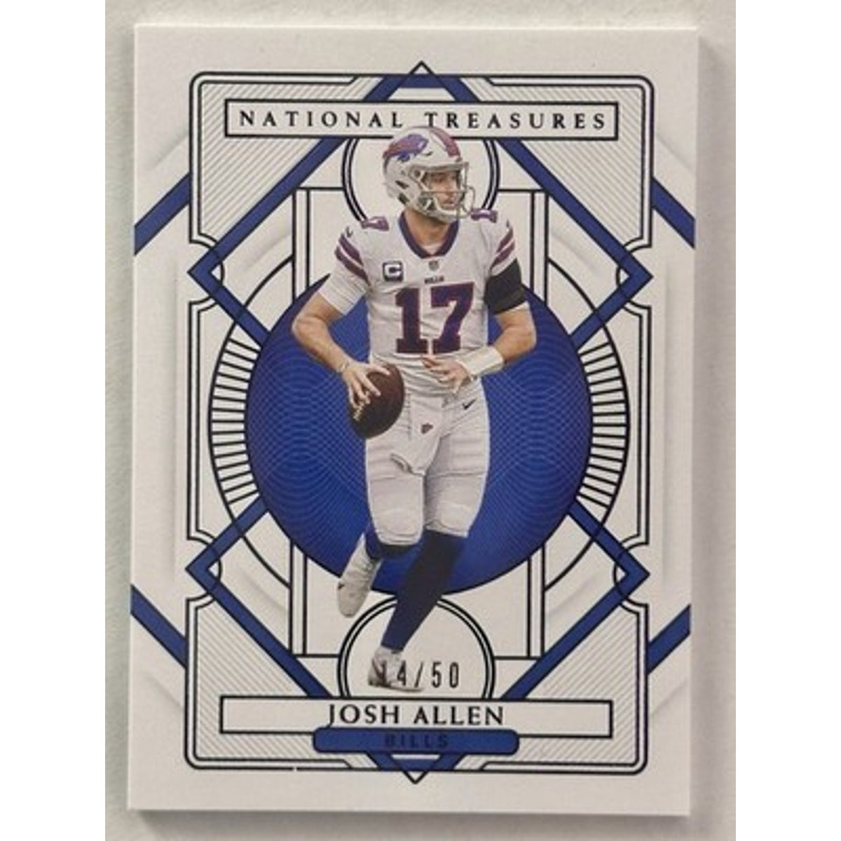 2020 Panini National Treasures #11 Josh Allen Purple #/50 SP