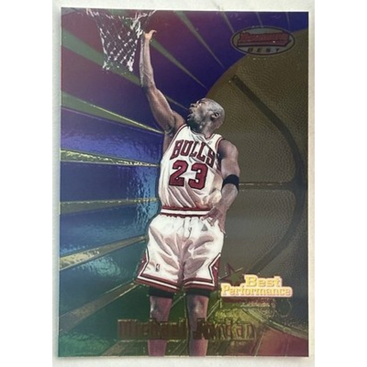 1997-98 Bowman's Best - Best Performance Michael Jordan #96 (2)