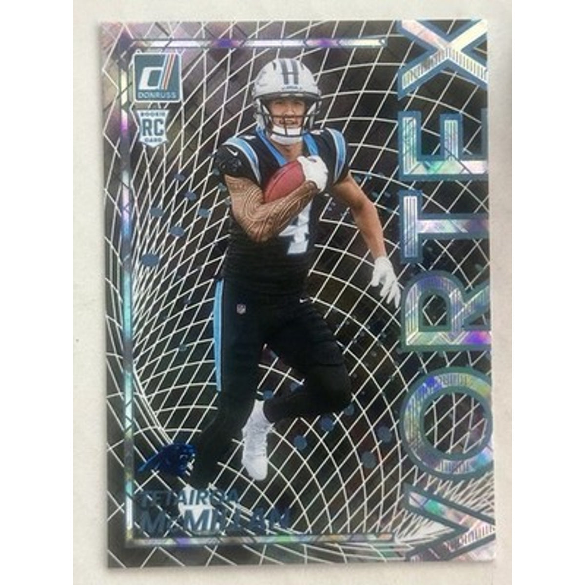 2025 Panini Donruss - Vortex Tetairoa McMillan #7 Cosmic RC /100