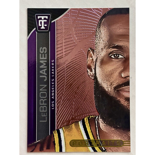 2024-25 Panini Totally Certified LeBron James /199 Mirror Pink