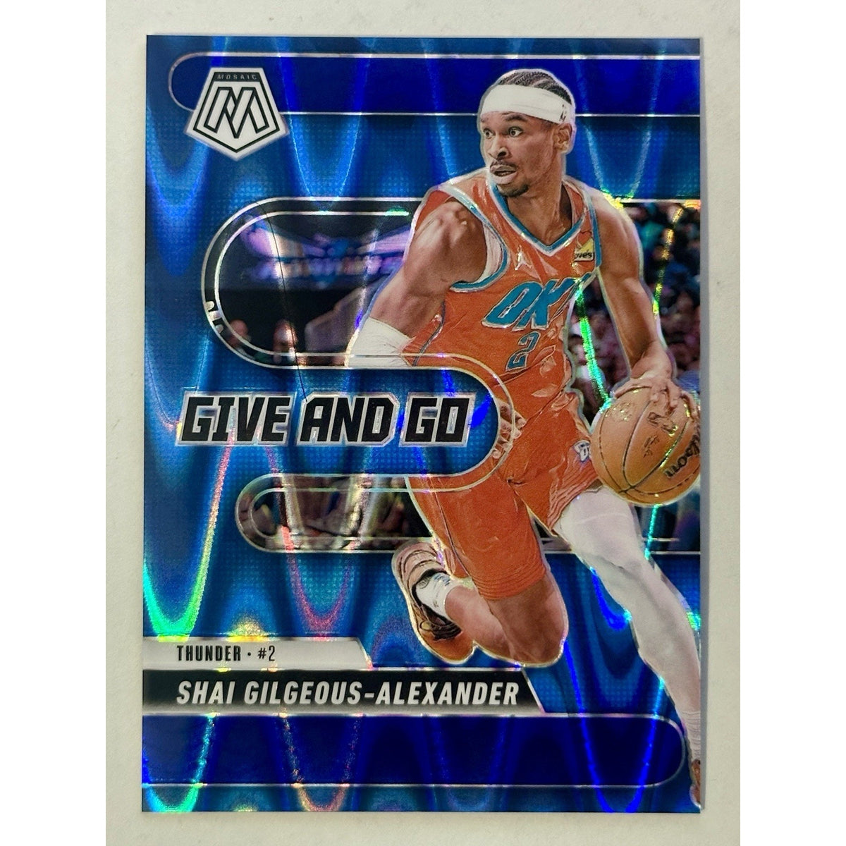 2024-25 Panini Mosaic - Give and Go Shai Gilgeous-Alexander #2 /149