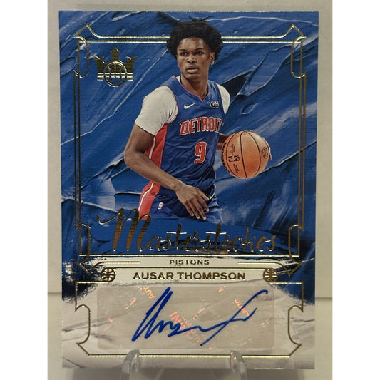 2024-25 Panini Court Kings Masterstrokes Auto Ausar Thompson MS-ASR /99
