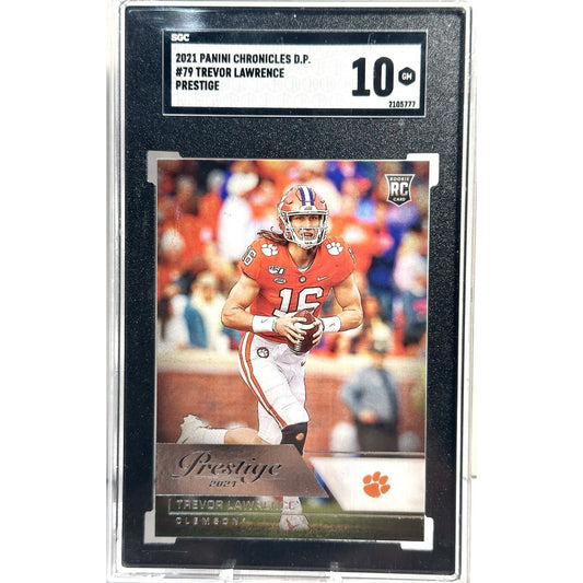 2021 Chronicles Draft Picks Prestige Trevor Lawrence #79 SGC 10 Gem Rookie RC