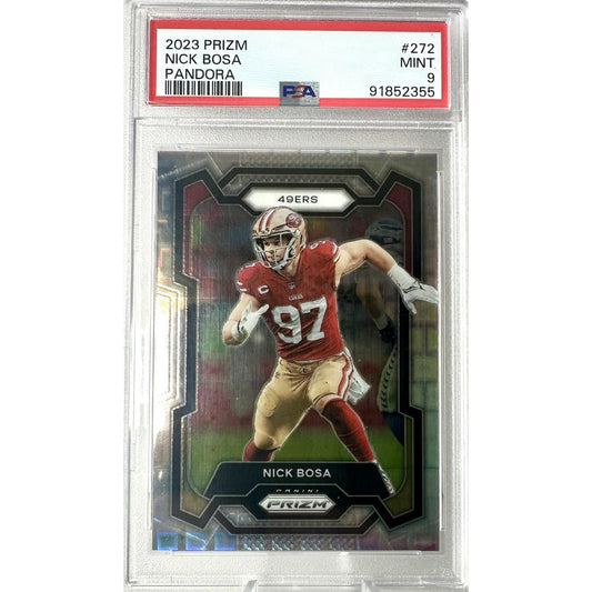 Nick Bosa 2023 Prizm #272 Pandora Prizm /400 PSA 9